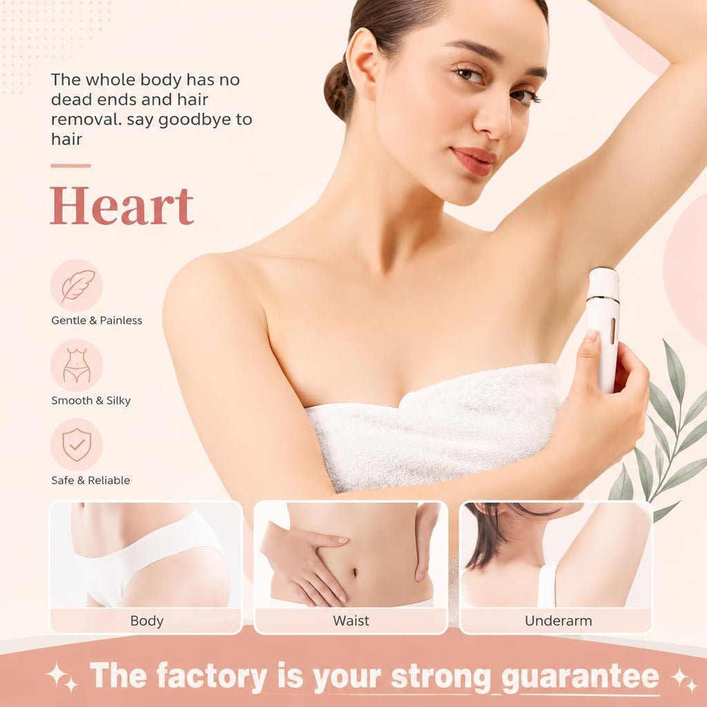 Eyebrow Trimmer for Woman All in One, 3-in-1 Epilator, Bikini Trimmer For Woman || Facial Hair Remover for Face, Nose, Intimate Areas, Arms,