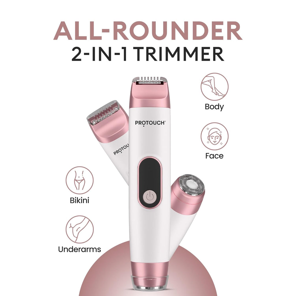 All Rounder All-in-1 Women’s Trimmer & Epilator for Face, Body, Underarms & Bikini Line | 6 MONTH WRRANTY