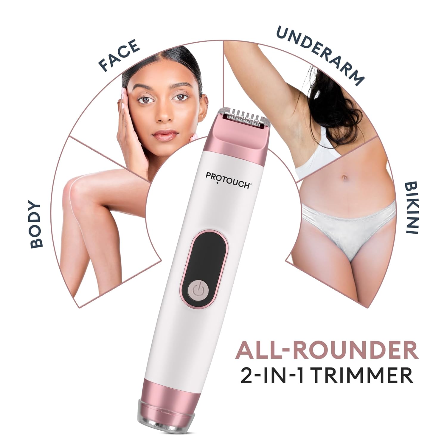 All Rounder All-in-1 Women’s Trimmer & Epilator for Face, Body, Underarms & Bikini Line | 6 MONTH WRRANTY