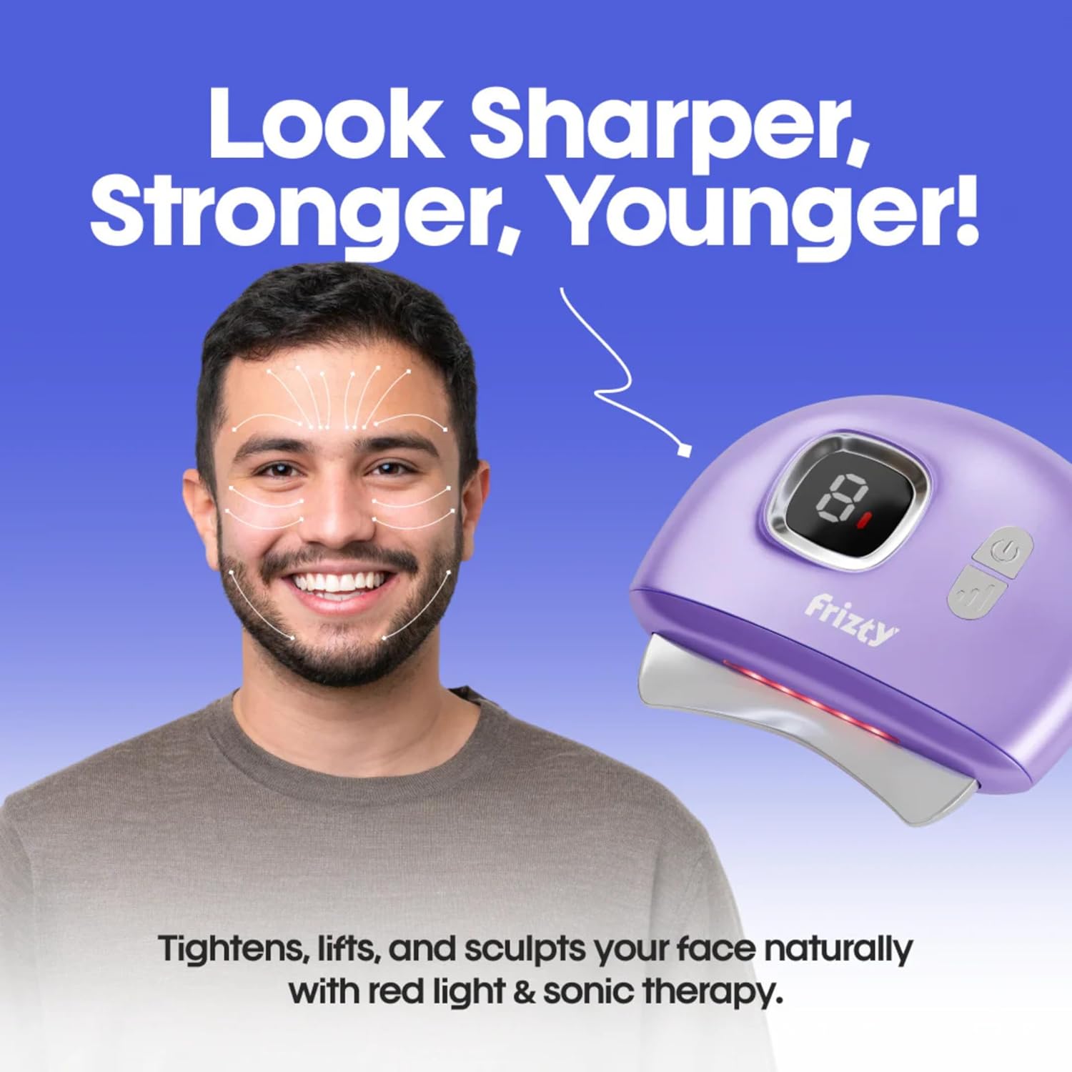 ace | Electric Guasha Tool for Face with Red Light Therapy, Sonic Pulsation & Heat Therapy | Facial Sculpting Tool for Puffiness...