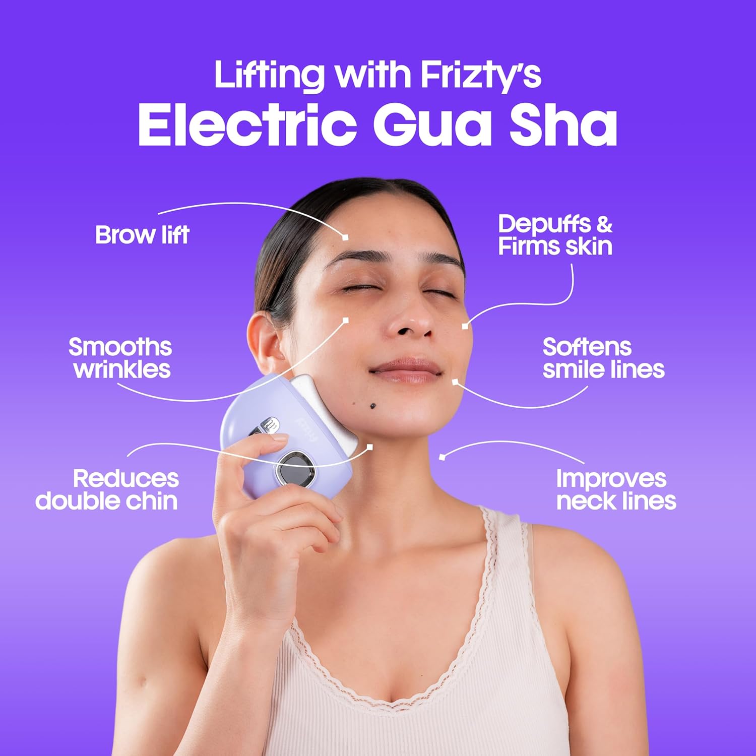 ace | Electric Guasha Tool for Face with Red Light Therapy, Sonic Pulsation & Heat Therapy | Facial Sculpting Tool for Puffiness...
