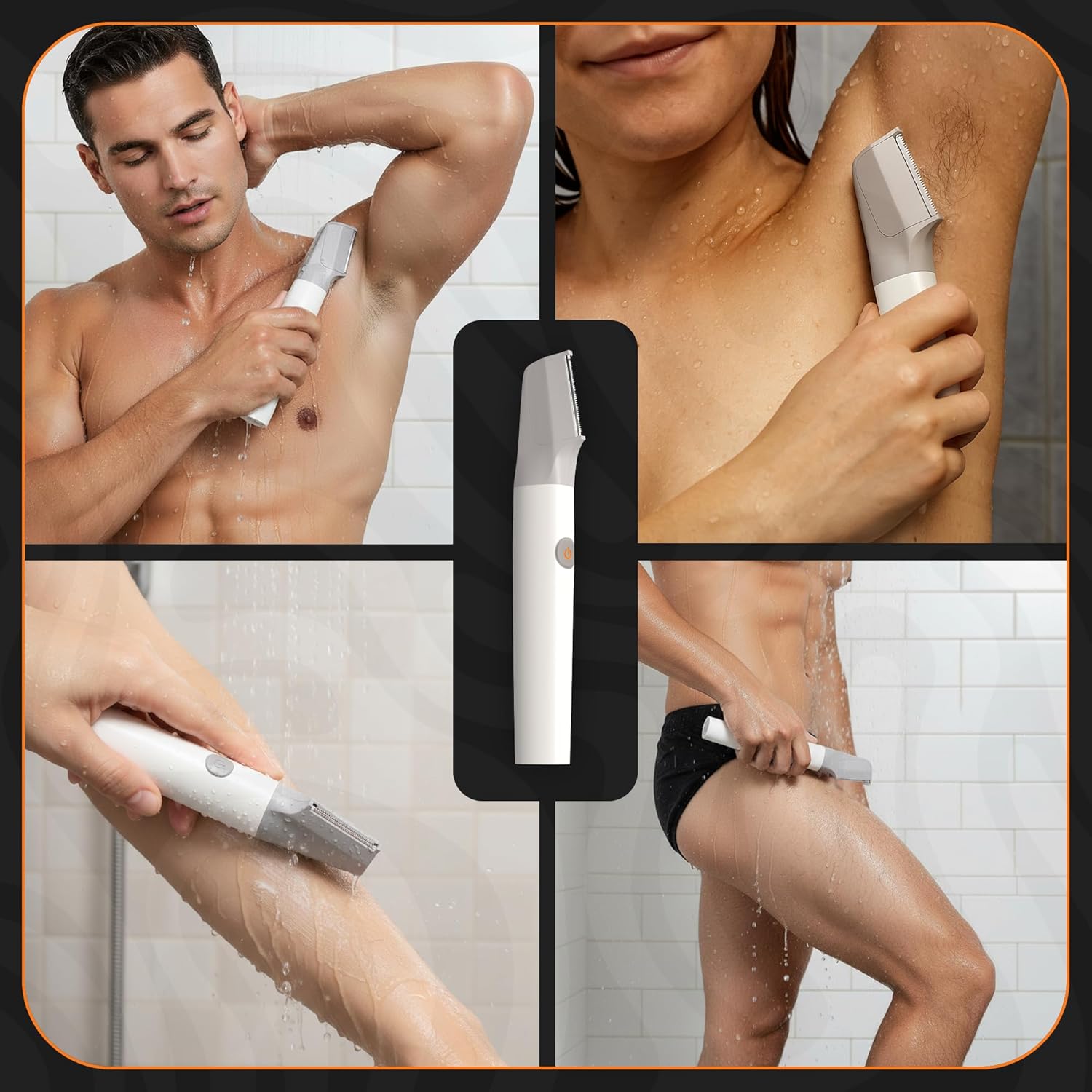 Full Body Trimmer for Men - Beard, Body & Private Parts Grooming Kit | Skin-Safe, Waterproof, Precision Hair Cutting Machine