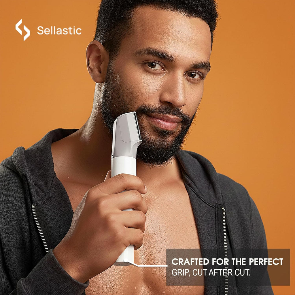 Full Body Trimmer for Men - Beard, Body & Private Parts Grooming Kit | Skin-Safe, Waterproof, Precision Hair Cutting Machine